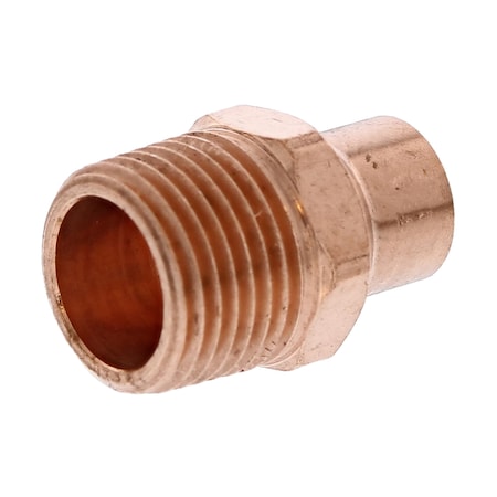 Jones Stephens 3/8in. C x 1/2in. MIP Wrot Copper Male Adapter C75328